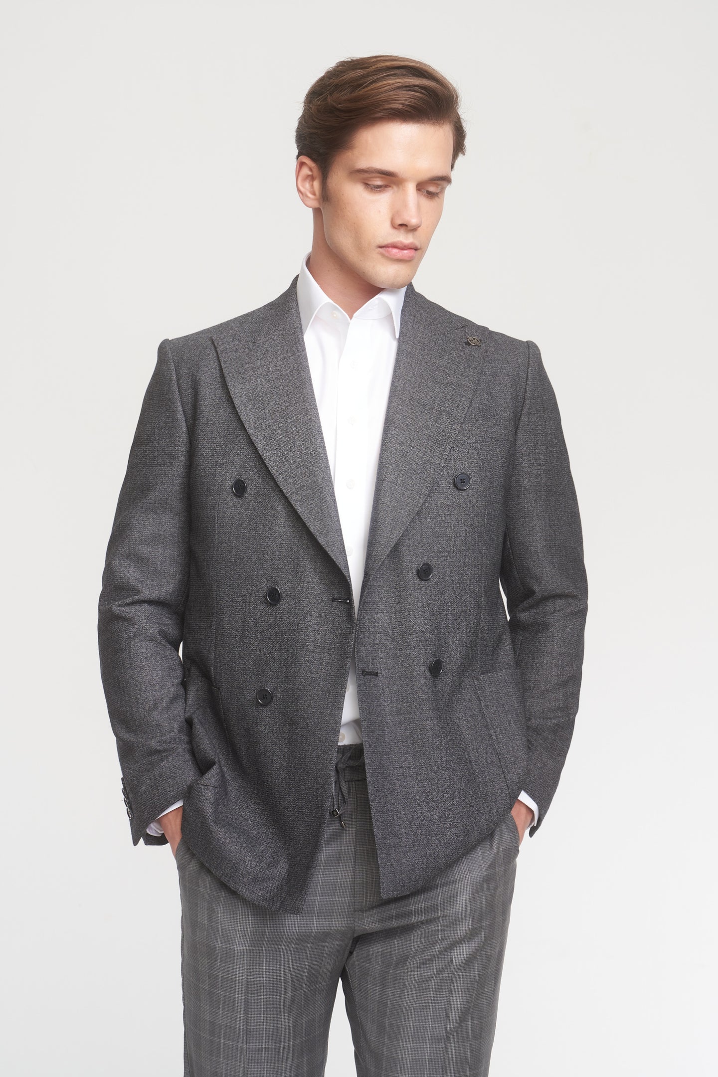 Anthracite Wool Sport Jacket